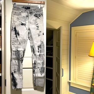 Zara acid wash jeans